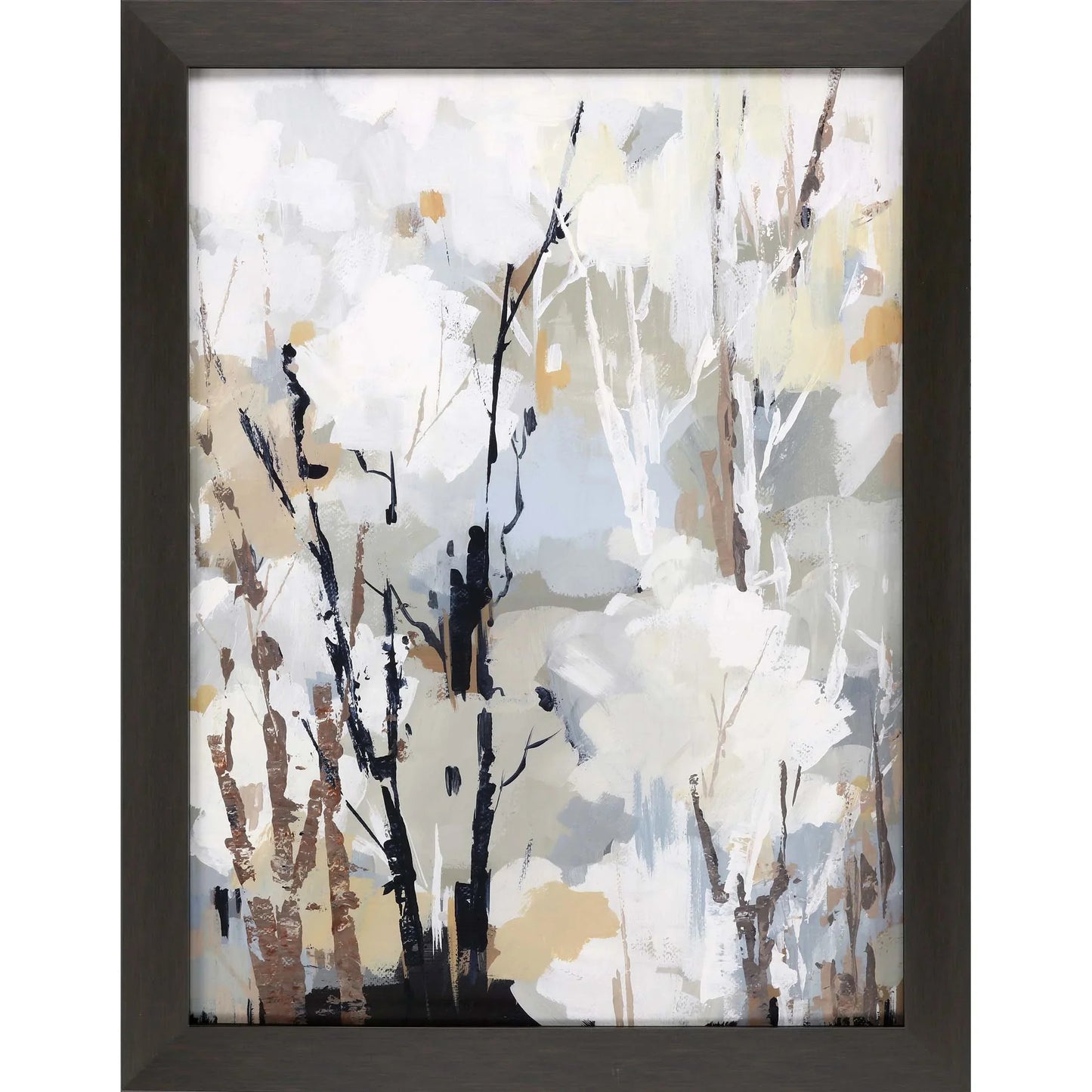 Silversong Birch Framed Wall Art