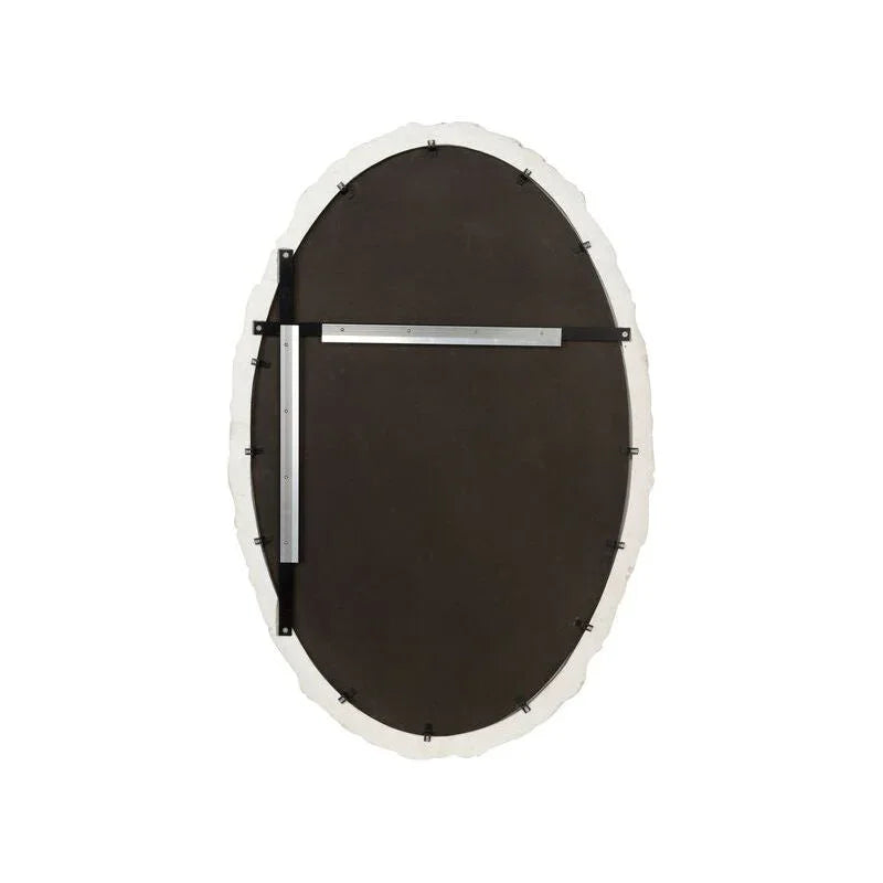 Silvey Resin Framed Wall Mirror - LOOMLAN - Wildwood - Wall Mirrors
