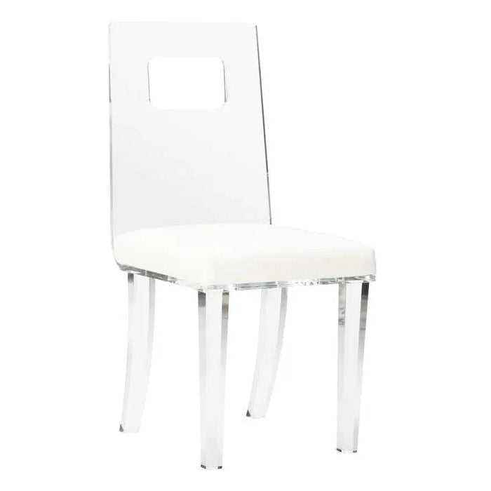 Simon Acrylic Frame Chair - LOOMLAN - Chelsea House - Dining Chairs