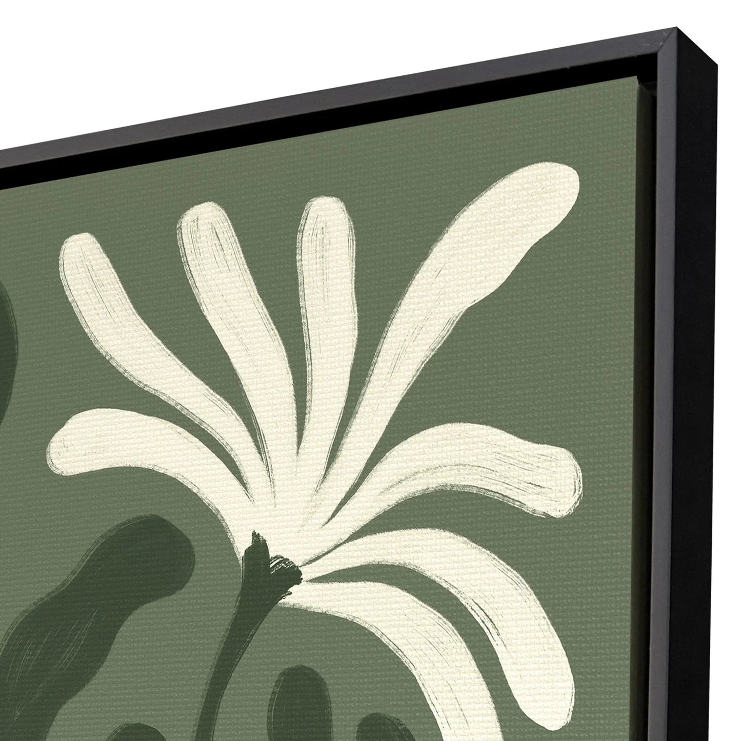 Simple Petals Hand Assembled Canvas Art