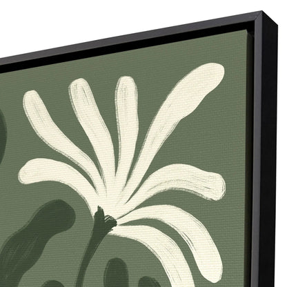 Simple Petals Hand Assembled Canvas Art