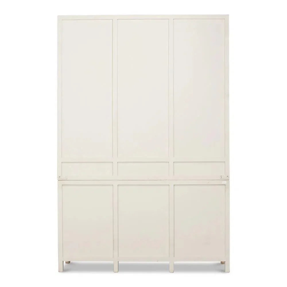 Simplicity Bookcase Curio Glass Doors & Drawers - LOOMLAN - Sarreid - Buffets & Curios