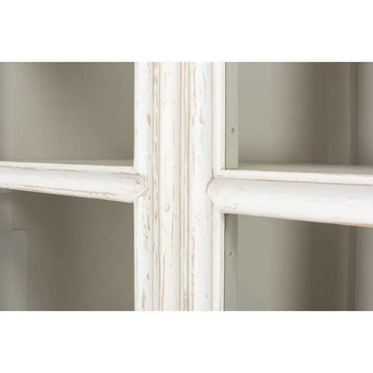 Simplicity Bookcase Curio Glass Doors & Drawers - LOOMLAN - Sarreid - Buffets & Curios