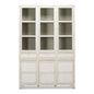 Simplicity Bookcase Curio Glass Doors & Drawers - LOOMLAN - Sarreid - Buffets & Curios