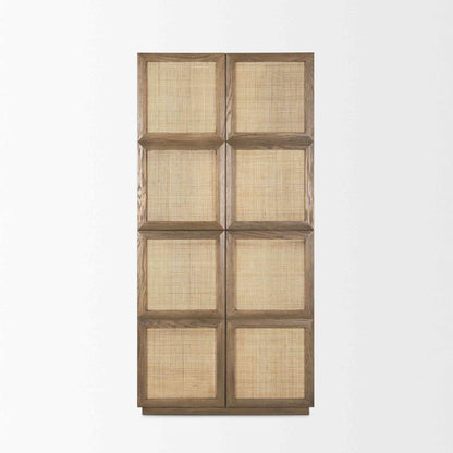 Sina Two Doors Wood Bookcase