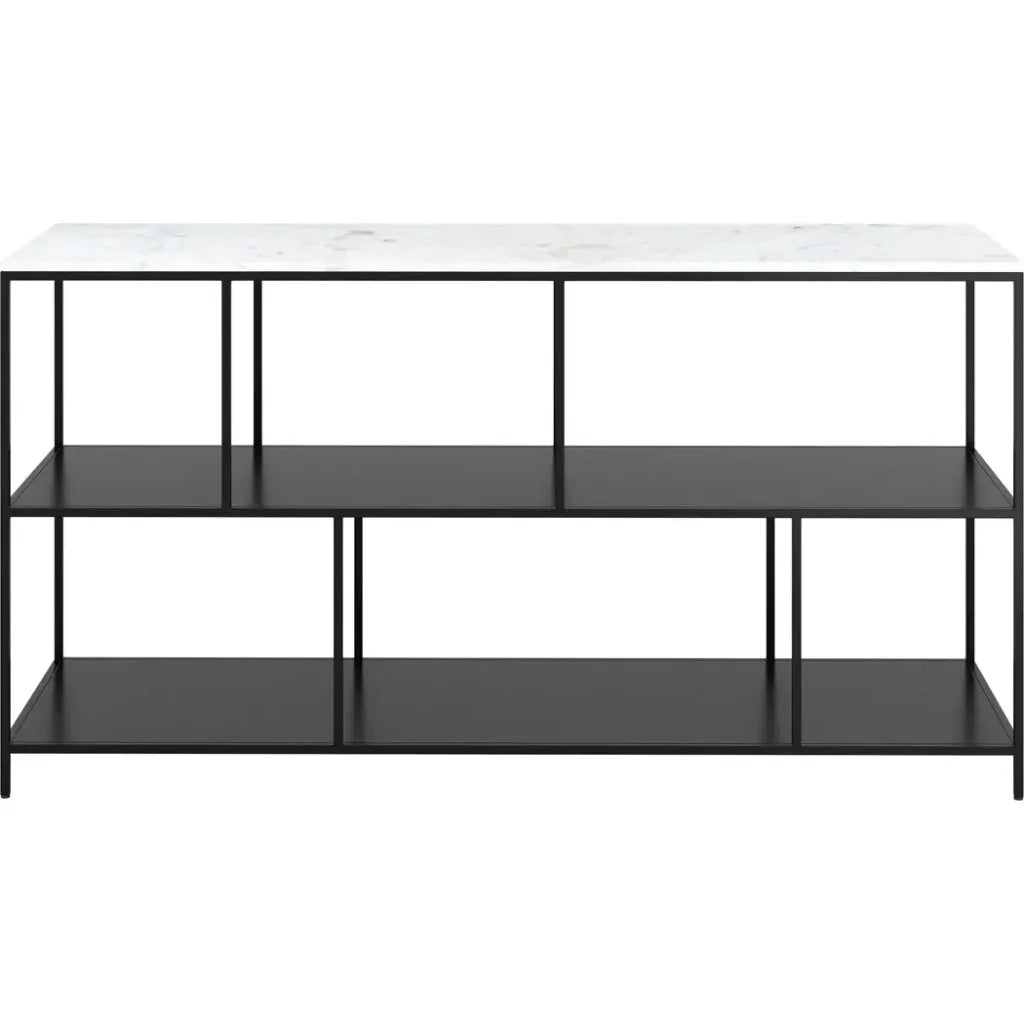 Singularity Console Table White & Black - LOOMLAN - Zuo Modern - Console Tables