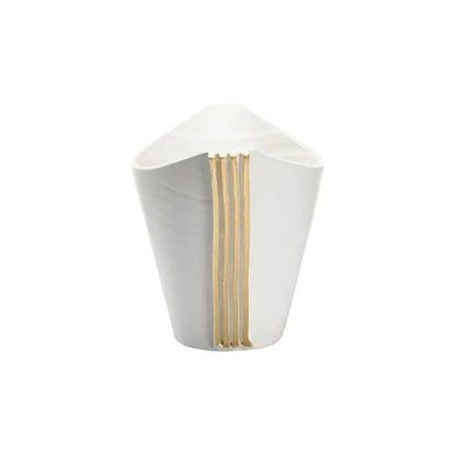 Siracusa Unique shaped White Vessel - LOOMLAN - Wildwood - Vases & Jars