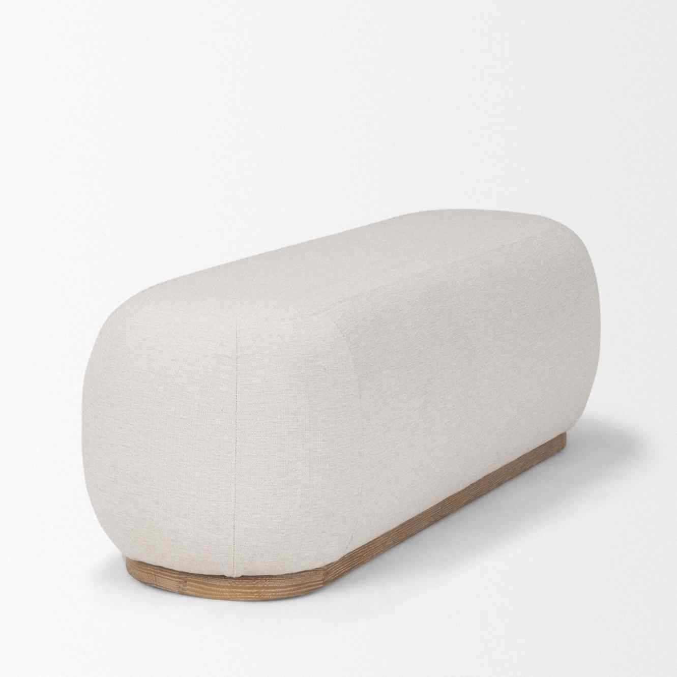 Siren Fabric Oblong Bedroom Bench