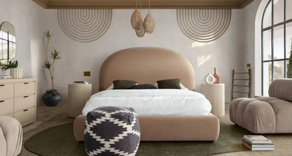 Siren Wooden Round End Table - LOOMLAN - Diamond Sofa - Side Tables