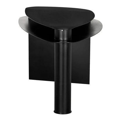 Sita Industrial Steel Black Desk-Home Office Desks-Noir-LOOMLAN