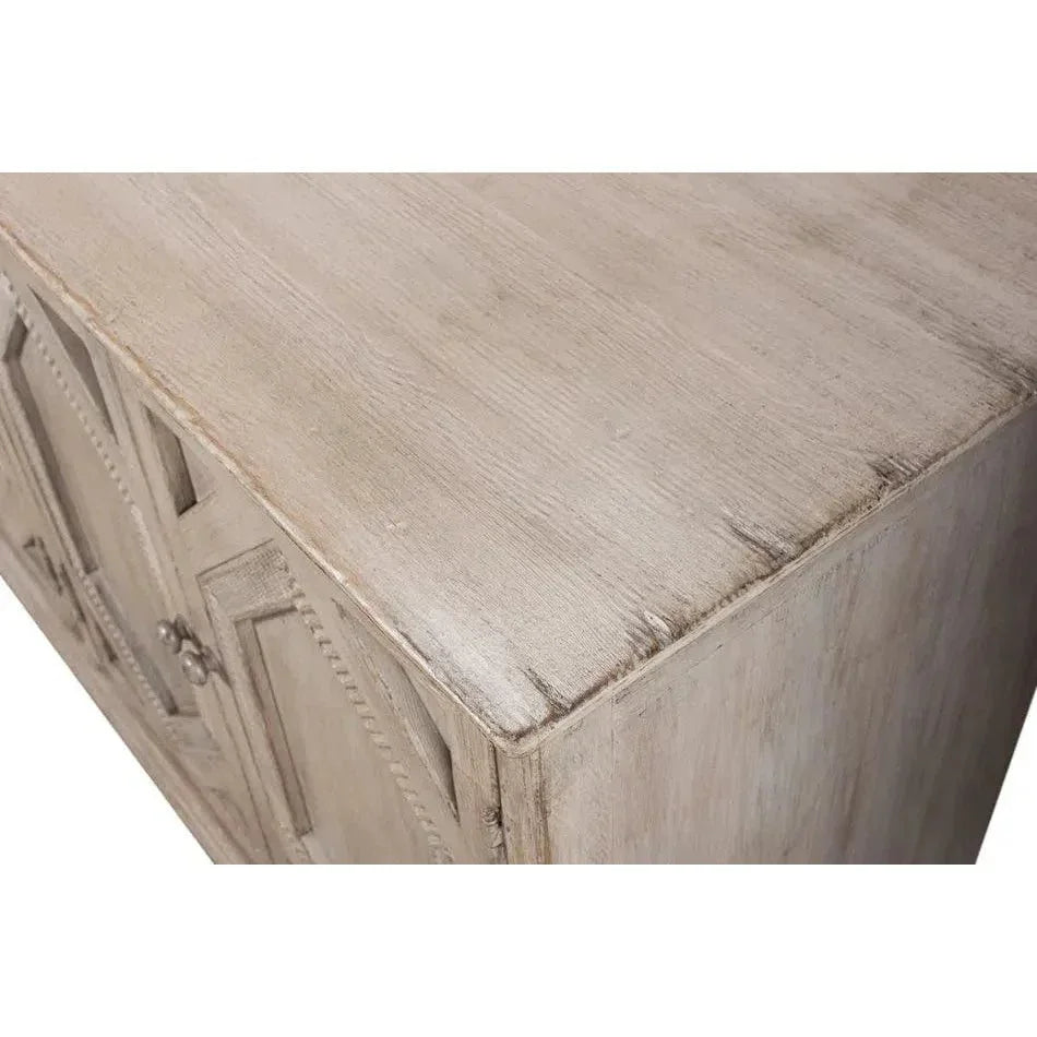 Six Diamonds Sideboard French Grey - LOOMLAN - Sarreid - Sideboards