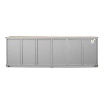 Six Diamonds Sideboard French Grey - LOOMLAN - Sarreid - Sideboards