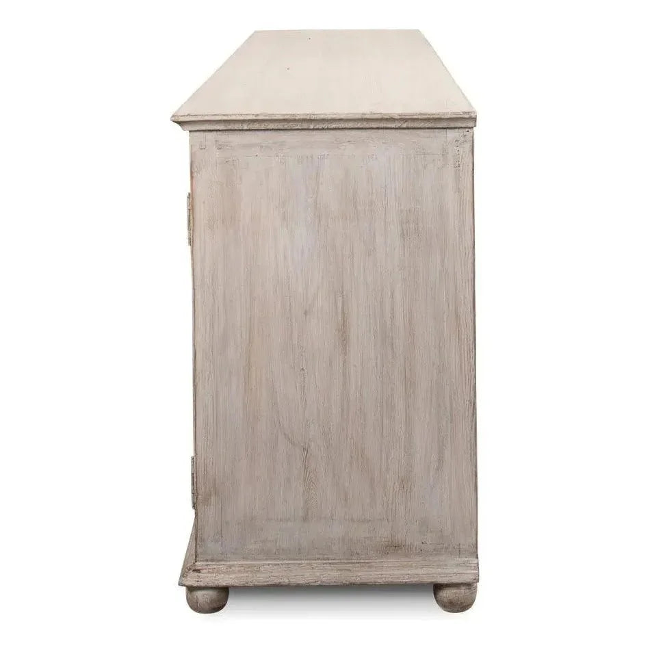 Six Diamonds Sideboard French Grey - LOOMLAN - Sarreid - Sideboards