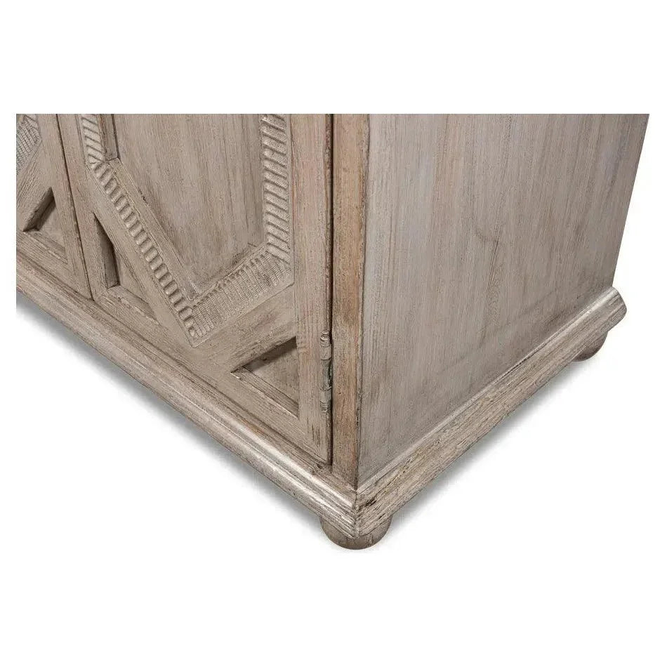 Six Diamonds Sideboard French Grey - LOOMLAN - Sarreid - Sideboards