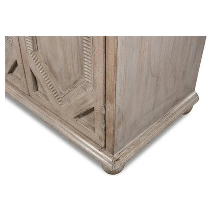 Six Diamonds Sideboard French Grey - LOOMLAN - Sarreid - Sideboards