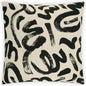 Sketch Black Throw Pillow With Insert - LOOMLAN - D.V. Kap - Throw Pillows