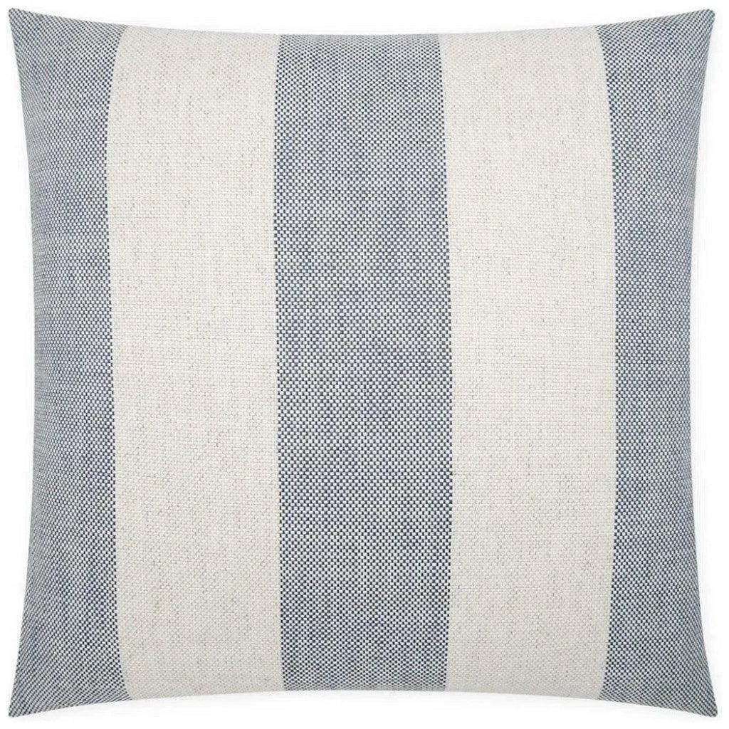 Skippy Harbor Stripes Blue Large Throw Pillow Insert - LOOMLAN - D.V. Kap - Throw Pillows