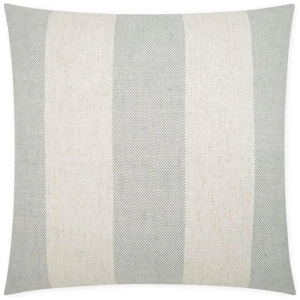 Skippy Moss Stripes Mist Large Throw Pillow Insert - LOOMLAN - D.V. Kap - Throw Pillows