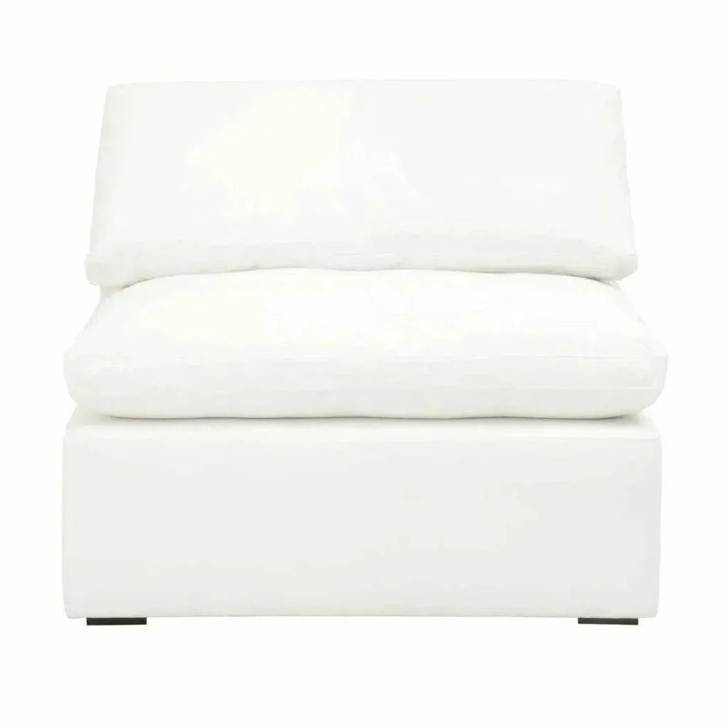 Sky Modular Chair LiveSmart White Espresso-Modular Components-Essentials For Living-LOOMLAN