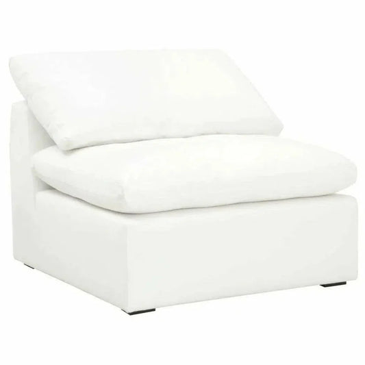 Sky Modular Chair LiveSmart White Espresso-Modular Components-Essentials For Living-LOOMLAN