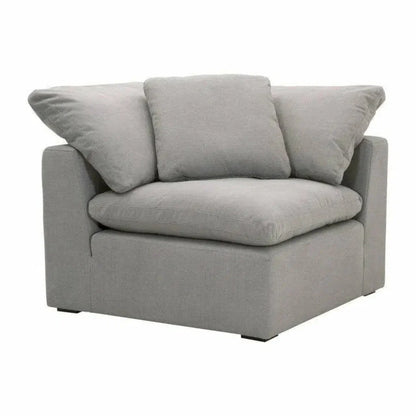 Sky Modular Corner Chair LiveSmart Grey-Modular Components-Essentials For Living-LOOMLAN