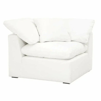 Sky Modular Corner Chair LiveSmart White-Modular Components-Essentials For Living-LOOMLAN