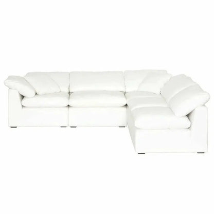 Sky Modular Corner Chair LiveSmart White-Modular Components-Essentials For Living-LOOMLAN