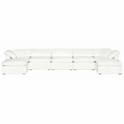 Sky Modular Corner Chair LiveSmart White-Modular Components-Essentials For Living-LOOMLAN