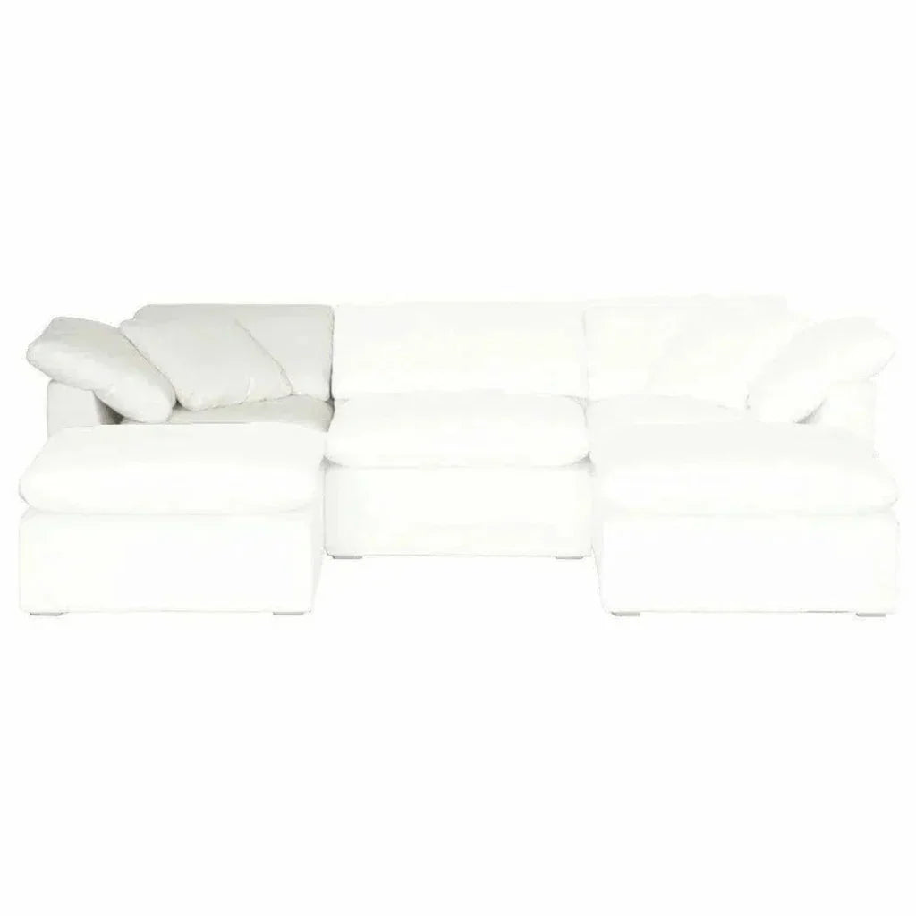 Sky Modular Corner Chair LiveSmart White-Modular Components-Essentials For Living-LOOMLAN