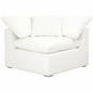 Sky Modular Corner Chair LiveSmart White-Modular Components-Essentials For Living-LOOMLAN