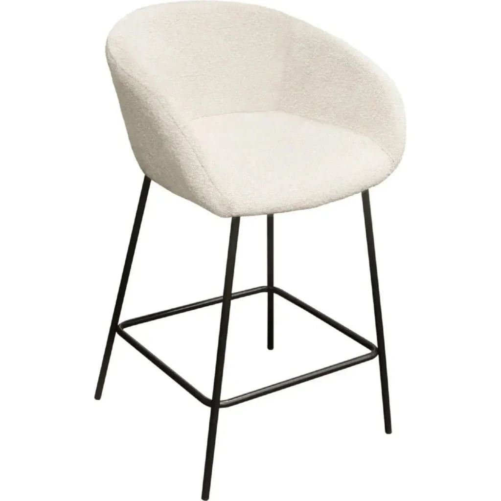 Set of (2) Skyler Counter Height Chairs Boucle - LOOMLAN - Diamond Sofa - Accent Chairs