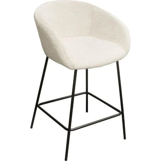 Set of (2) Skyler Counter Height Chairs Boucle - LOOMLAN - Diamond Sofa - Accent Chairs