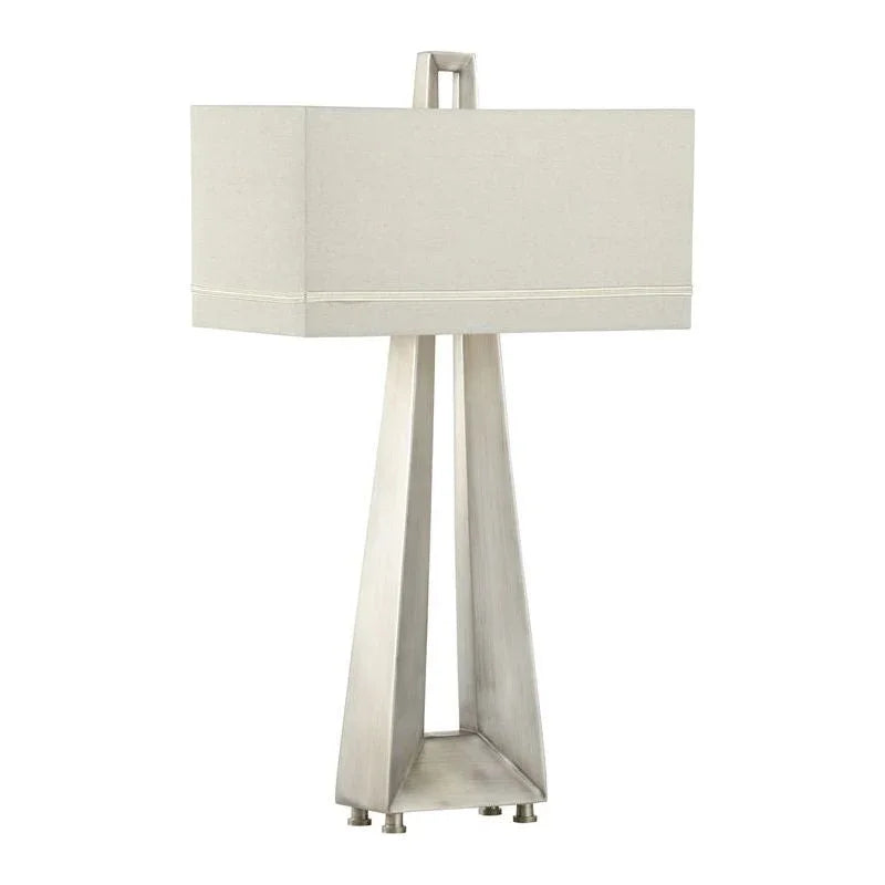 Skyway Antique Silver Finish Table Lamp - LOOMLAN - Wildwood - Table Lamps