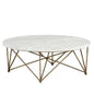 Skyy Steel Framed Marble Coffee Table - LOOMLAN - SUNPAN - Coffee Tables