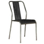 Slatback Metal Dining Chair (Set Of 4) - LOOMLAN - LH Imports - Dining Chairs