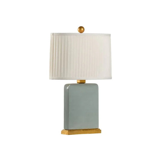 Slender Wood And Gold Accents Table Lamp - LOOMLAN - Chelsea House - Table Lamps