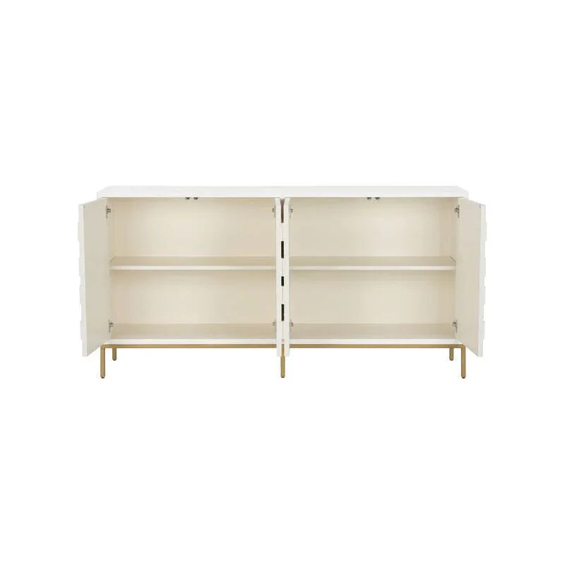 Sloan Street Unique Design Wooden Cabinet - LOOMLAN - Chelsea House - Accent Cabinets