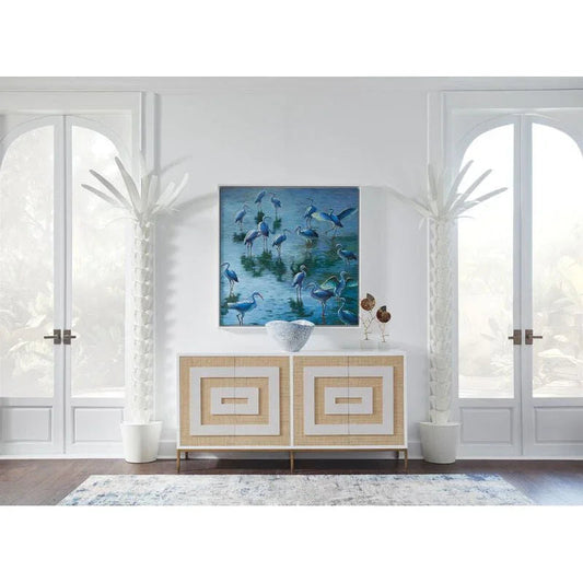 Sloan Street Unique Design Wooden Cabinet - LOOMLAN - Chelsea House - Accent Cabinets