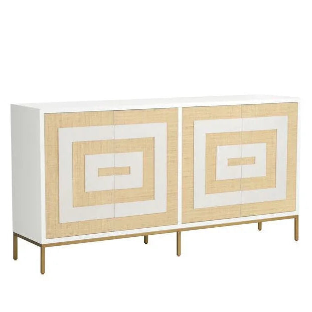 Sloan Street Unique Design Wooden Cabinet - LOOMLAN - Chelsea House - Accent Cabinets