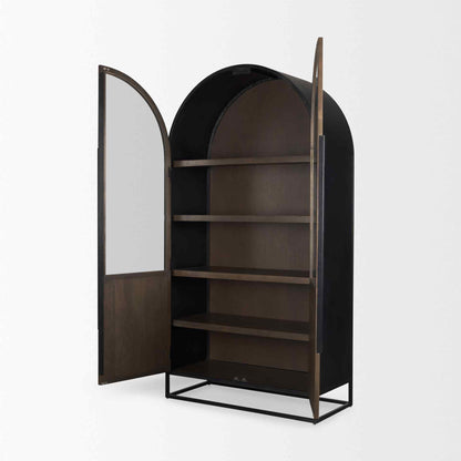 Sloan Two Doors Wood Bookcase