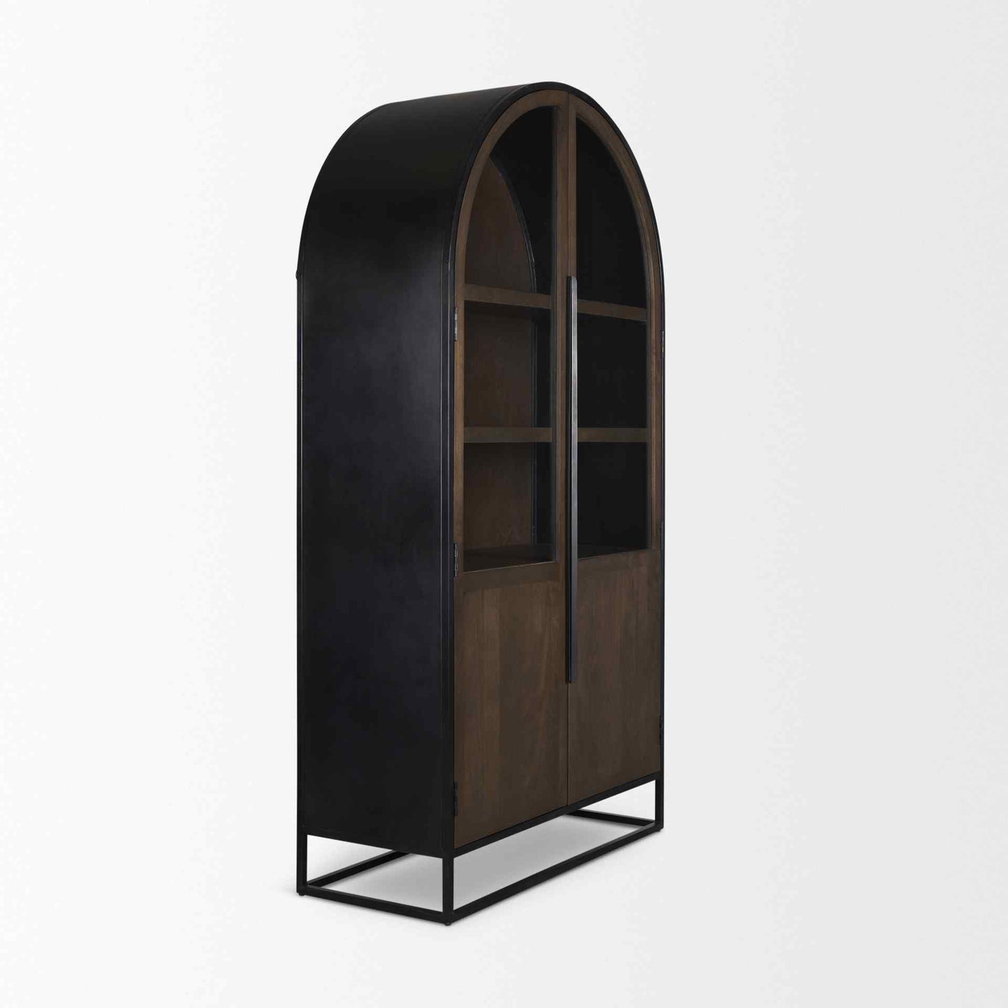 Sloan Two Doors Wood Bookcase