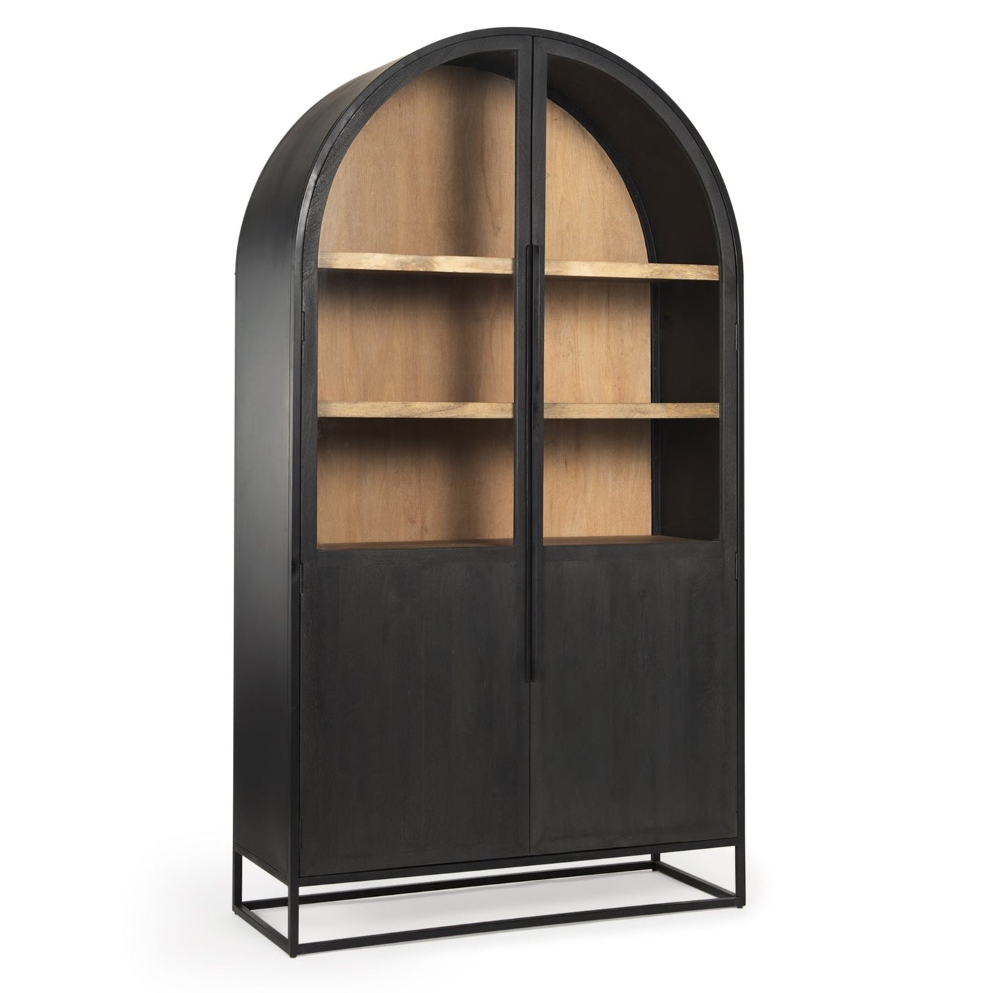Sloan Two Doors Wood Bookcase