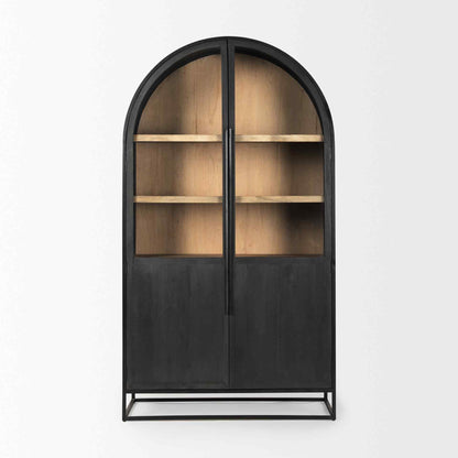 Sloan Two Doors Wood Bookcase