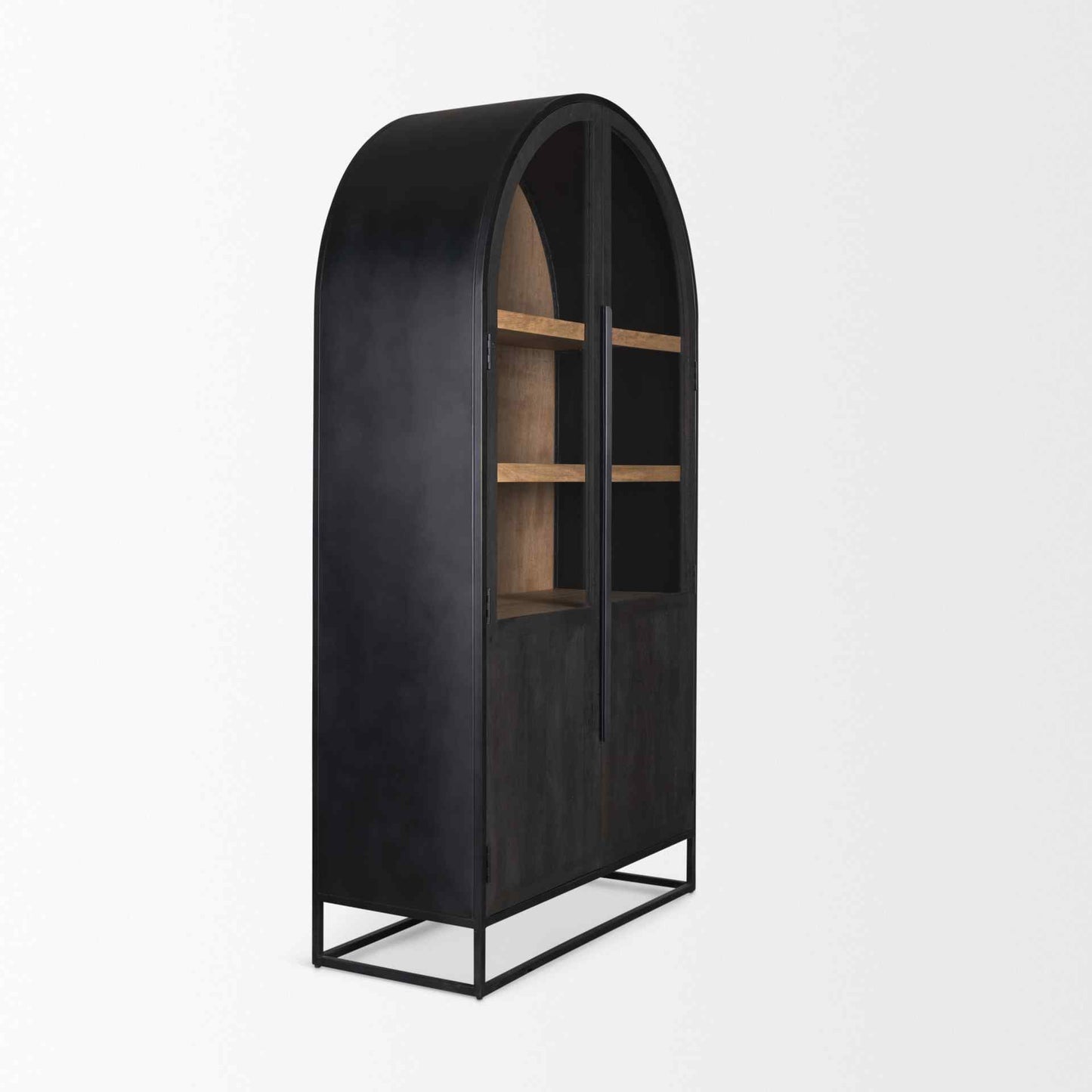 Sloan Two Doors Wood Bookcase