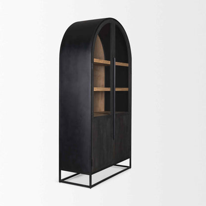 Sloan Two Doors Wood Bookcase