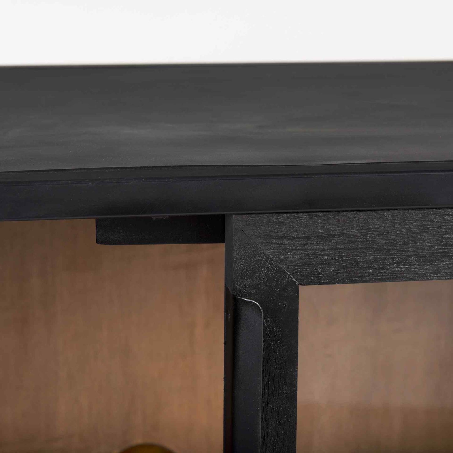 Sloan Wood Black Accent Cabinet