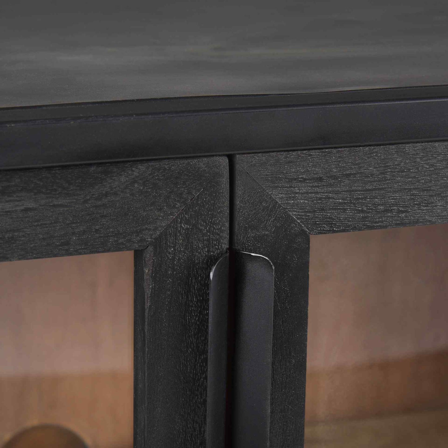 Sloan Wood Black Accent Cabinet