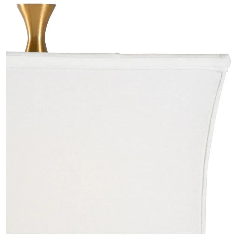 Sloane White Alabaster Table Lamp - LOOMLAN - Wildwood - Table Lamps