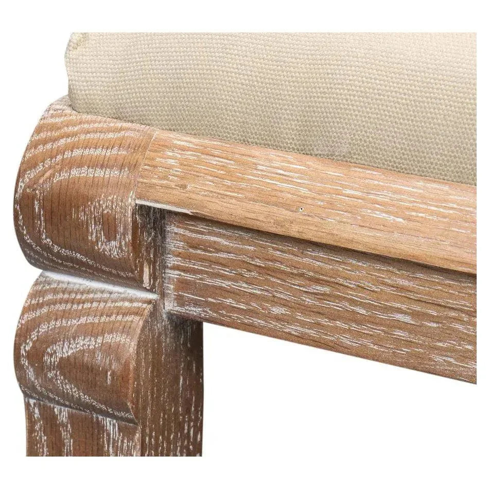 Smith Building Parlor Bench Seat For Bedroom - LOOMLAN - Sarreid - Bedroom Benches