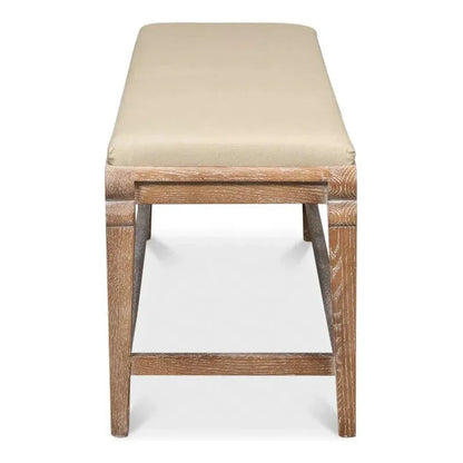 Smith Building Parlor Bench Seat For Bedroom - LOOMLAN - Sarreid - Bedroom Benches